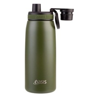 Oasis Double Wall Insulated Sports Bottle - 780ml Forest Green
