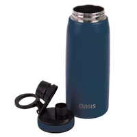 Oasis Double Wall Insulated Sports Bottle - 780ml Navy