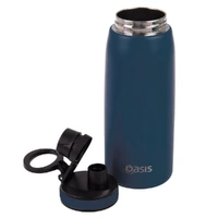 Oasis Sports Double Wall Insulated Water Bottle - 780ml Navy
