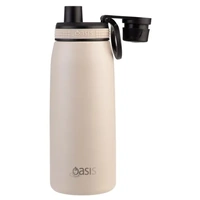 Oasis Sports Double Wall Insulated Screw Cap Water Bottle - 780ml Oat
