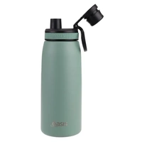 Oasis Sports Double Wall Insulated Screw Cap Water Bottle - 780ml Sage Green