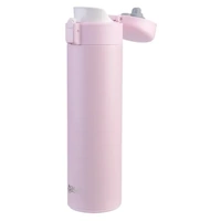 Oasis Double Wall Insulated Flip-Top Flask - 480ml Pink Lemonade