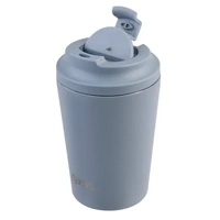 Oasis Double Wall Insulated Coffee Cup - 360ml Hazy Blue