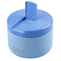 Oasis Double Wall Insulated Quick Release Lid Food Flask - 300ml Blue