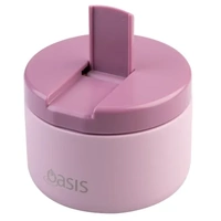 Oasis Double Wall Insulated Quick Release Lid Food Flask - 300ml Blush