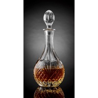 Tempa Ophelia - Carved Crystal Wine Decanter