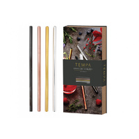 Tempa Aurora - Straws Straight Thin 4 Pack