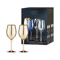 Tempa Estelle - Gold Wine Glass 2 Pack