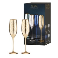 Tempa Estelle - Gold Champagne Glass 2 Pack