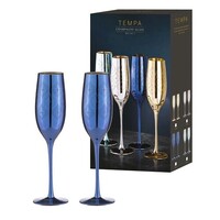 Tempa Estelle - Navy Champagne Glass 2 Pack