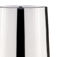 Tempa Aurora - Silver Stemless Champagne Glass 2 Pack