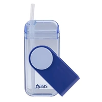 Oasis Tritan Kid's Straw Juice Box - 300ml Blue