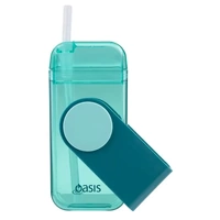 Oasis Tritan Kid's Straw Juice Box - 300ml Green