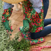 Annabel Trends Long Sleeve Gardening Gloves - Jungle Snake