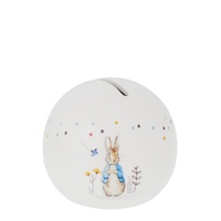 Beatrix Potter New Baby - Peter Rabbit Sphere Money Box