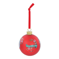 Beatrix Potter Peter Rabbit Christmas - Peter & Family Red Festive Bauble