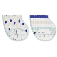 aden & anais Classic Burpy Bibs 2 Pack - High Seas