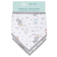 aden & anais Essentials Disney Bandana Bibs 2 Pack - Dumbo New Heights