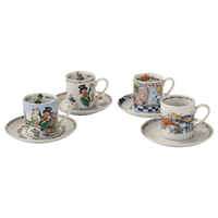 Cardew Design Alice In Wonderland Through the looking Glass Cup & Saucer