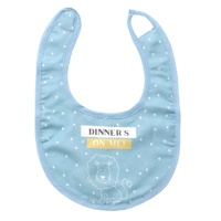 Baby Dinner's On Me Bib by Splosh