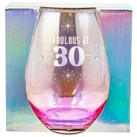 Holographic Stemless Glass - 30th