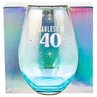 Holographic Stemless Glass - 40th