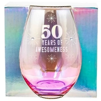 Holographic Stemless Glass - 50th