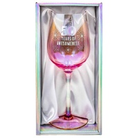 Holographic Wine Glass - 50th