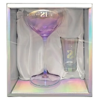 Holographic Coupe & Shot Glass Set - 21st