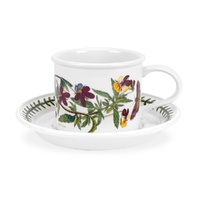 Portmeirion Botanic Garden - Small Mocha Cup & Saucer - (Set of 6) Mixed Motifs