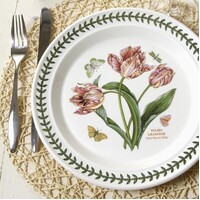Portmeirion Botanic Garden - Dinner Plate - 26cm Pink Parrot Tulip