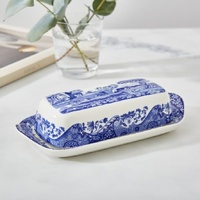 Spode Blue Italian - Butter Dish