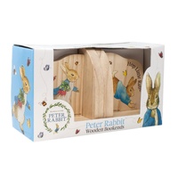 Beatrix Potter Peter Rabbit - Wooden Bookends