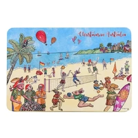 Banksia Red Shortbread Biscuit Tin - Christmas in Australia
