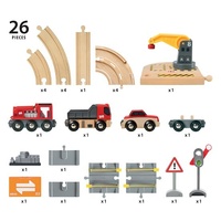 BRIO World - Rail & Road Crane Set