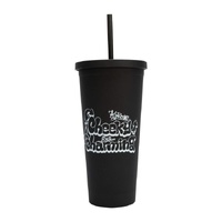 Helo Kitty and Friends Cup with Straw - Kuromi