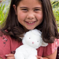 Bunnies By The Bay Plush - Kiddo Lamb White