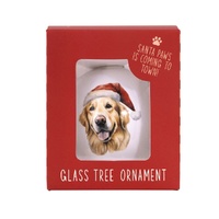 Splosh Christmas 2025 - Golden Retriever Round Bauble