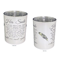 Religious Gifting Shine Bright Candle Holder - His Smile