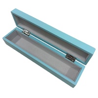 Wooden Birth Certificate Holder - Blue