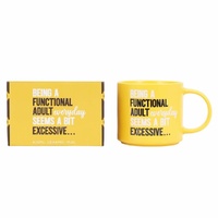 Splosh Cheeky Mug - Being A Functional Adult seems a bit excessive