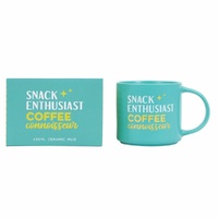 Splosh Cheeky Mug - Snack Enthusiast Coffee Connoisseur