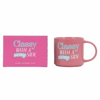 Splosh Cheeky Mug - Classy With A Savage Side