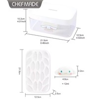 Chefmade x Sanrio - Cinnamoroll Ice Cube Tray with Lid & Bin