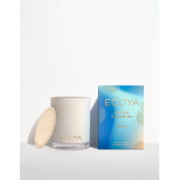 Ecoya Christmas Edition Madison Jar Candle - Sea Salt & Gardenia At Noon