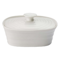Sophie Conran for Portmeirion - White Covered Butter Dish