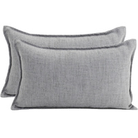 NF Living Linen Cushion - Light Grey 30x50cm