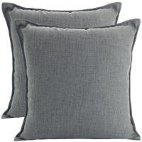 NF Living Linen Cushion - Dark Grey 45x45cm