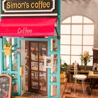 Rolife Wooden Model - DIY Miniature House Simon's Coffee