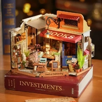Rolife Wooden Model - DIY Miniature House Corner Book Store